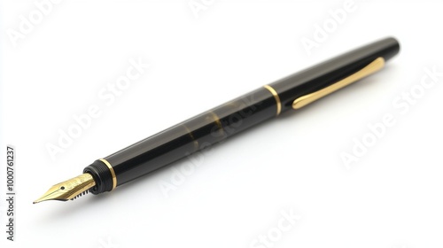 pen mock up on white background 