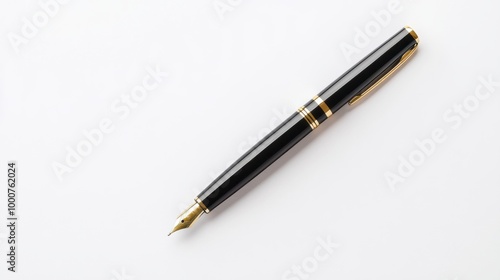 pen mock up on white background 