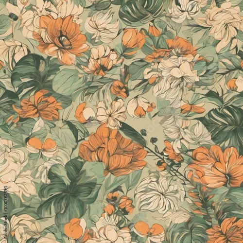 seamless floral pattern