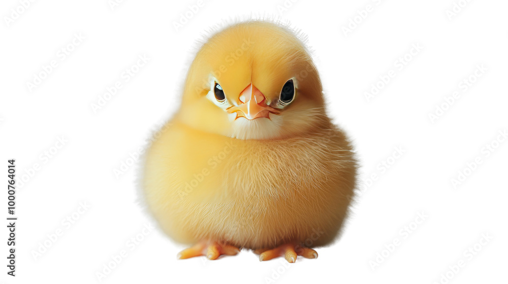 baby chicken isolated on white background baby chicken isolated on white background