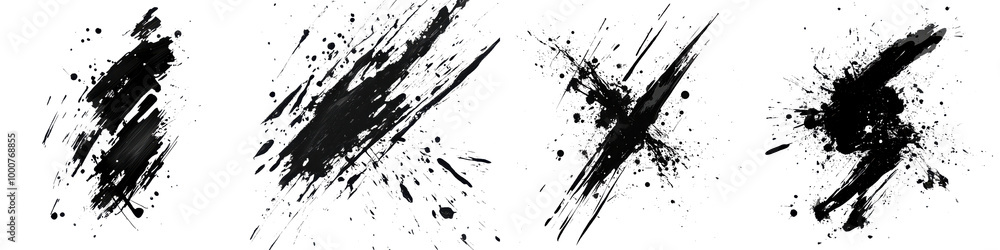 Dramatic and dynamic abstract background with bold black and white splashes drips and brush strokes creating an energetic expressive and modern texture Dramatic and dynamic abstract background with bold black and white splashes drips and brush strokes creating an energetic expressive and modern texture