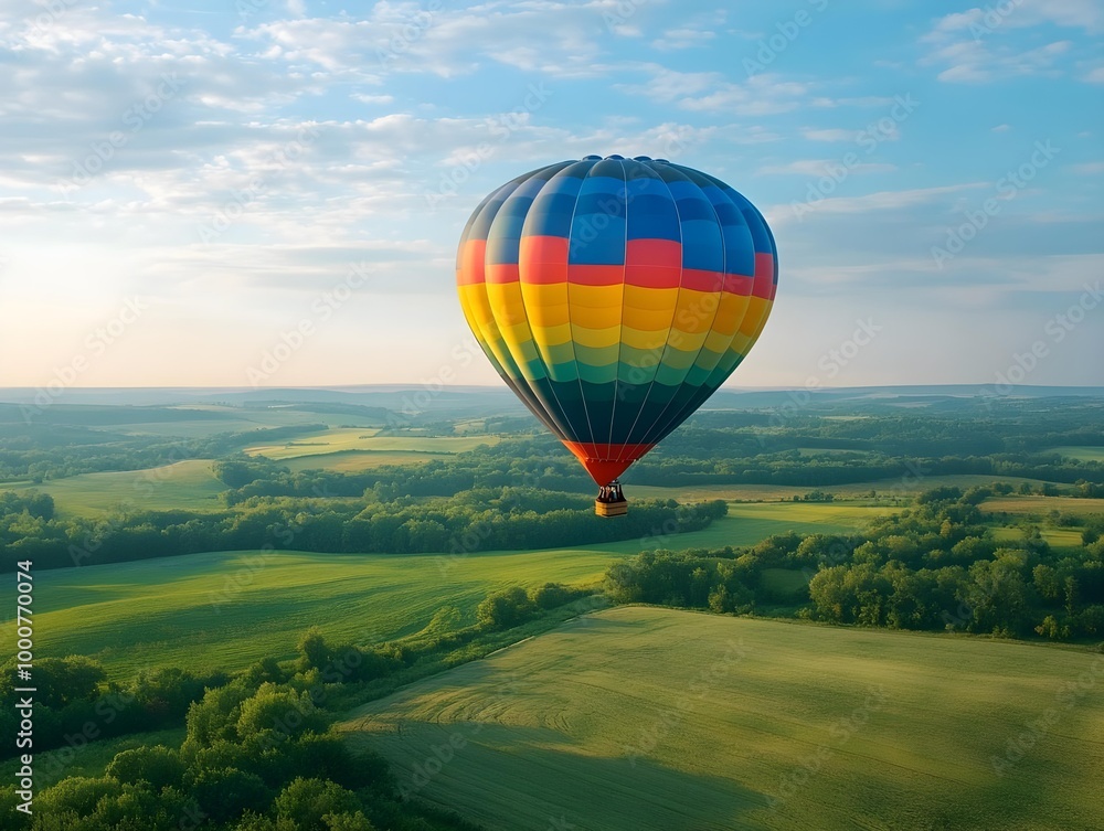 Obraz premium hot air balloon in the sky