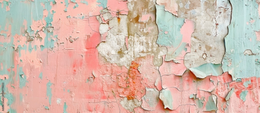 Naklejka premium Fragment Of An Old Painted Wall Bright Background Ideal For Any Design
