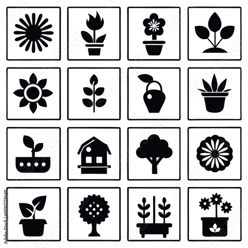 This captures the idea of a collection of icons, includes themes from both the sentence and tag inputs (like nature, holiday, winter, spa, etc), and avoids using a colon Let me know if you want a shor