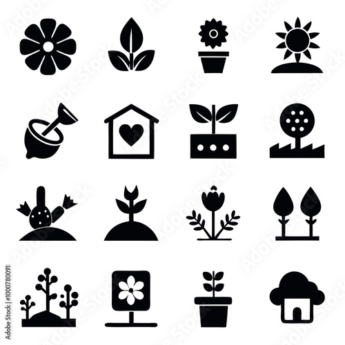This captures the idea of a collection of icons, includes themes from both the sentence and tag inputs (like nature, holiday, winter, spa, etc), and avoids using a colon Let me know if you want a shor