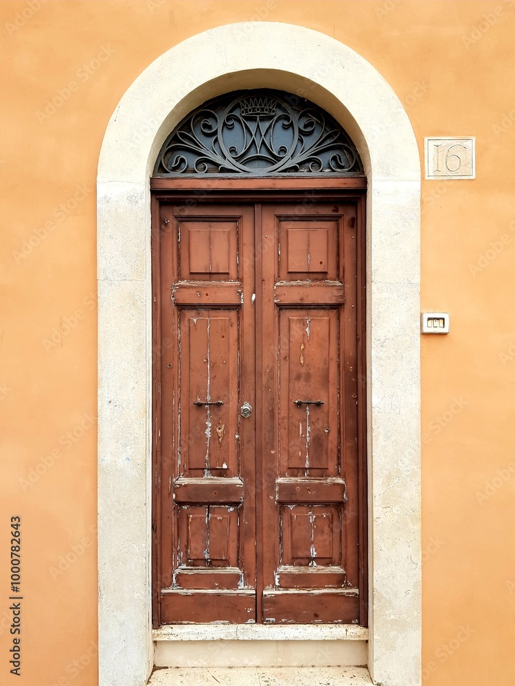 old wooden door in italy europe milan architecture and wood old wooden door in italy europe milan architecture and wood