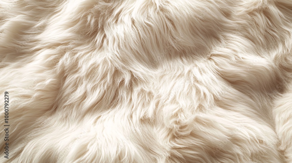 Soft cream-colored fur texture background Soft cream-colored fur texture background