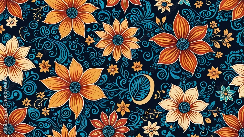 geometric background,seamless pattern with flowers,abstract red wave background geometric background,seamless pattern with flowers,abstract red wave background