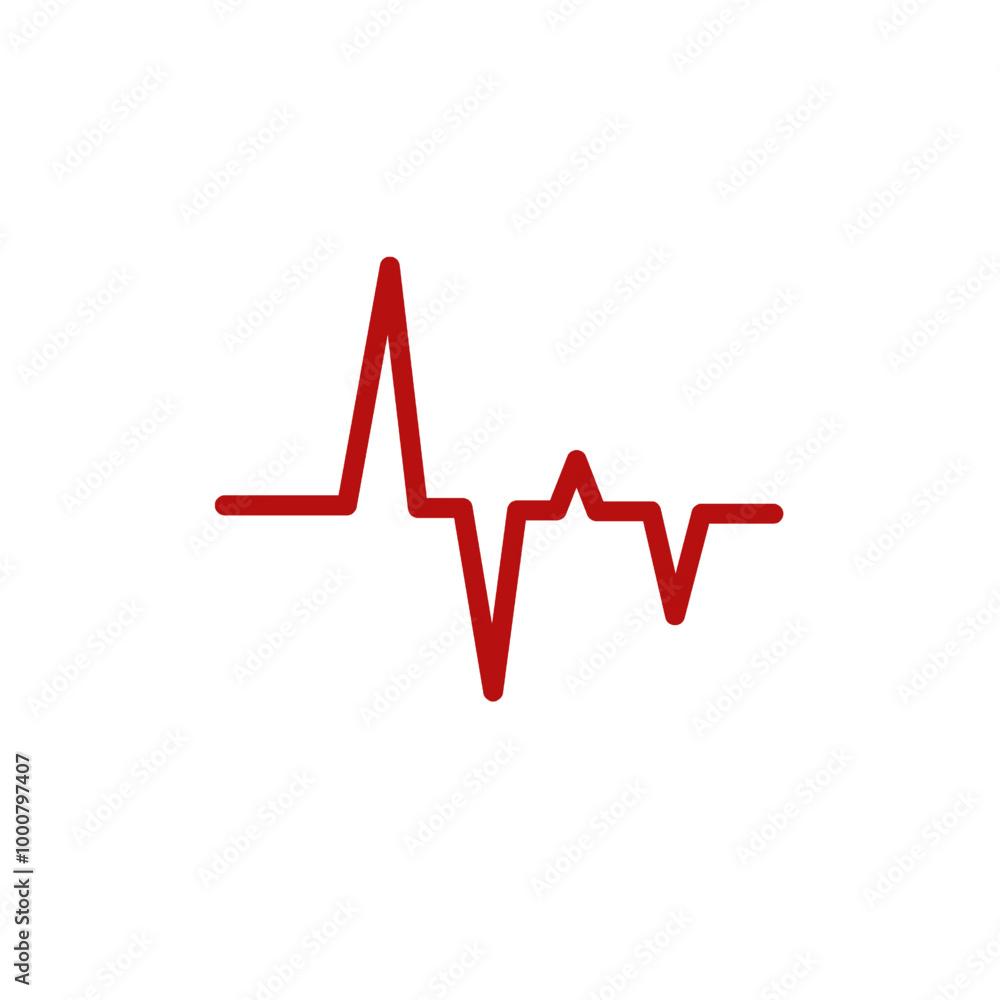 heart beat graph icon for medical concept heart beat graph icon for medical concept