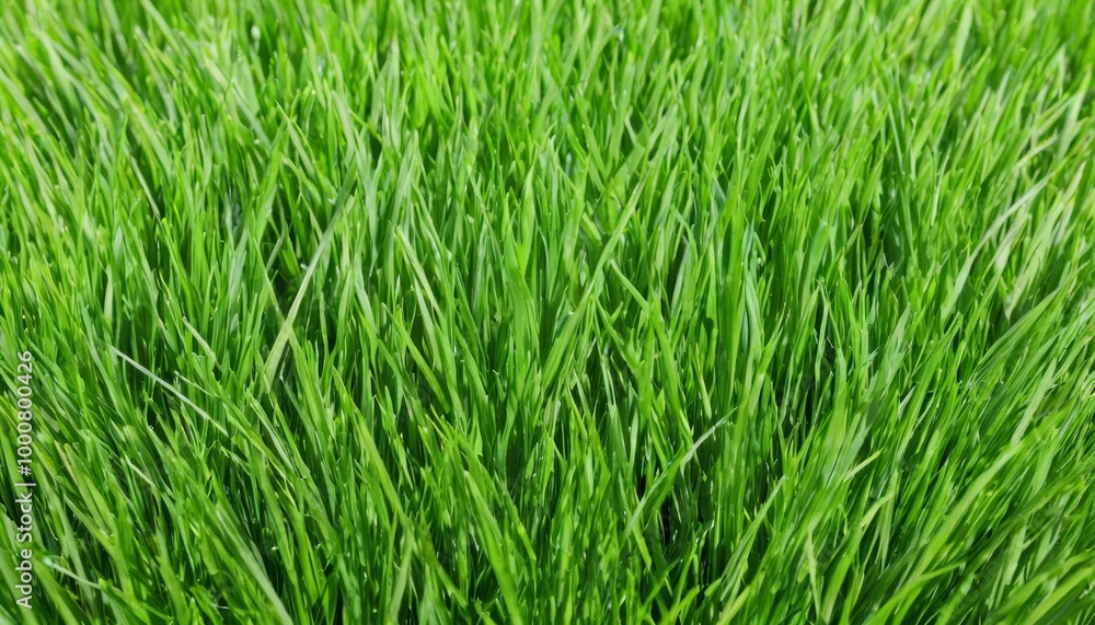Vibrant green grass in closeup Vibrant green grass in closeup