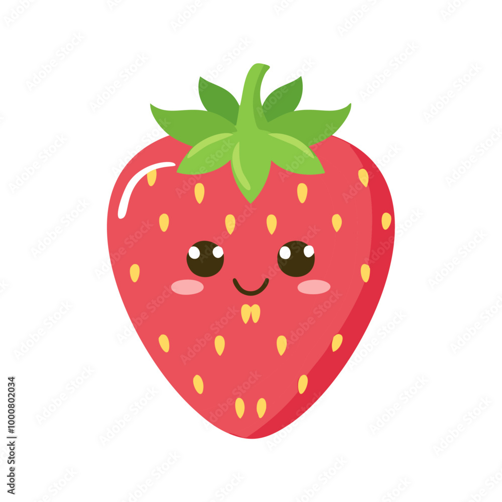 Strawberry Cute Cartoon Fruit Fresh Animation Kawaii Healthy Character
Strawberry Cute Cartoon Fruit Fresh Animation Kawaii Healthy Character