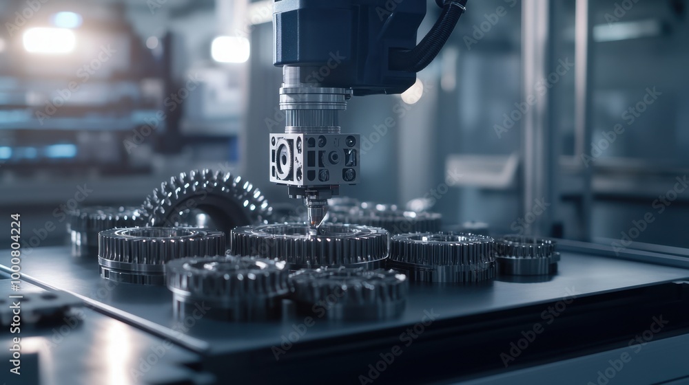 Advanced 3D Metal Printing Machinery in Action Advanced 3D Metal Printing Machinery in Action