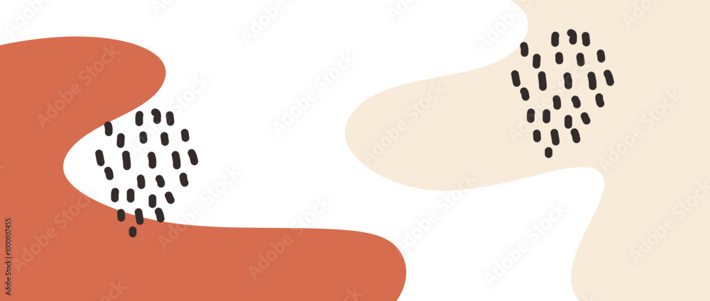 Abstract organic shapes background, vector organic background, abstract organic vector banner template Abstract organic shapes background, vector organic background, abstract organic vector banner template