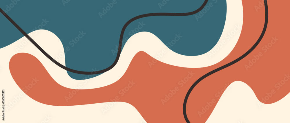 Abstract organic shapes background, vector organic background, abstract organic vector banner template Abstract organic shapes background, vector organic background, abstract organic vector banner template