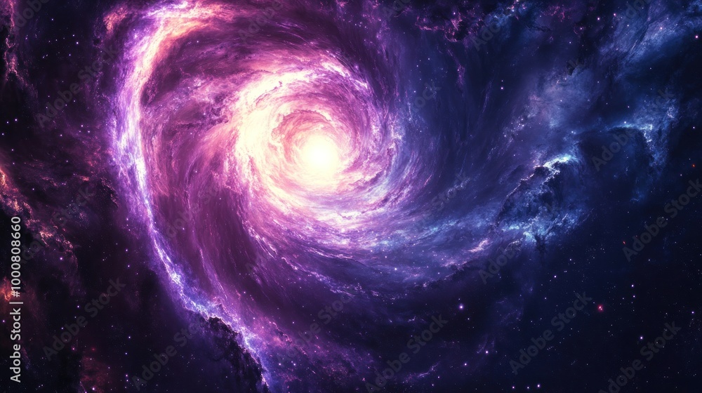 A vibrant cosmic swirl depicting a galaxy with bright colors and deep space elements. A vibrant cosmic swirl depicting a galaxy with bright colors and deep space elements.