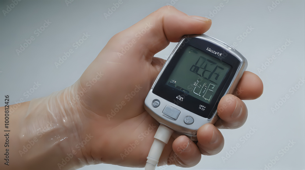 someone is holding a cell phone in their hand with a temperature display someone is holding a cell phone in their hand with a temperature display