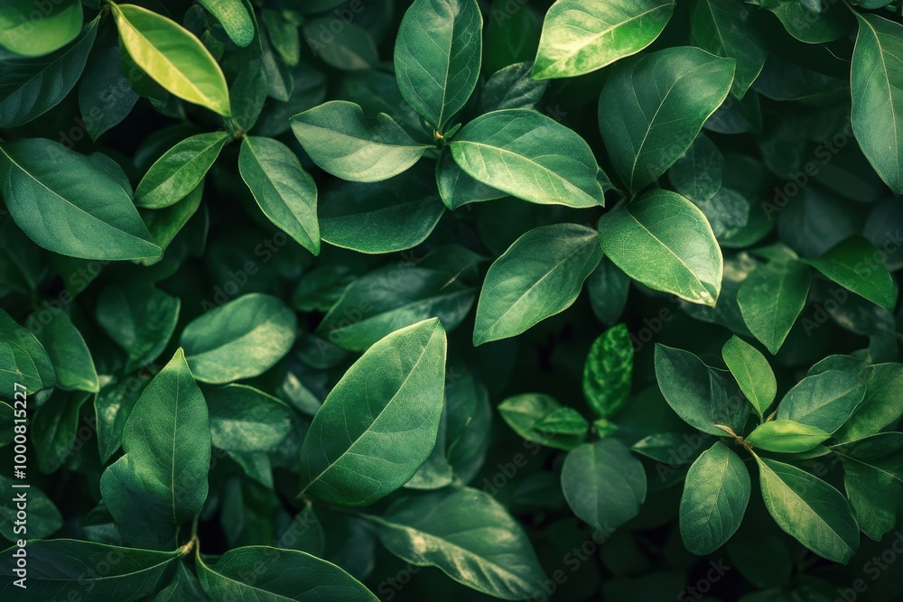 Close-up of vibrant green leaves in a natural setting. Close-up of vibrant green leaves in a natural setting.