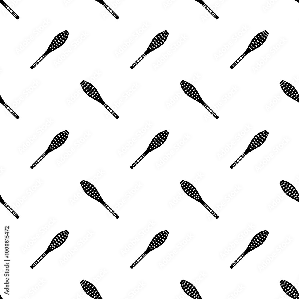 Juggling Clubs Icon Seamless Pattern Y_2402001 Juggling Clubs Icon Seamless Pattern Y_2402001