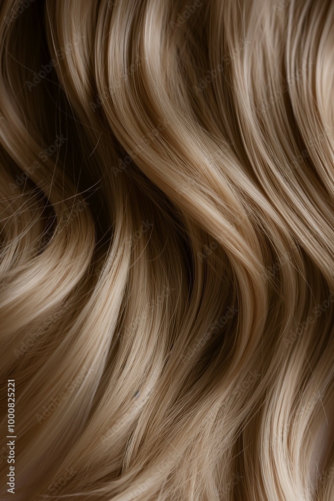 Sample of a woman's hair color and texture Sample of a woman's hair color and texture