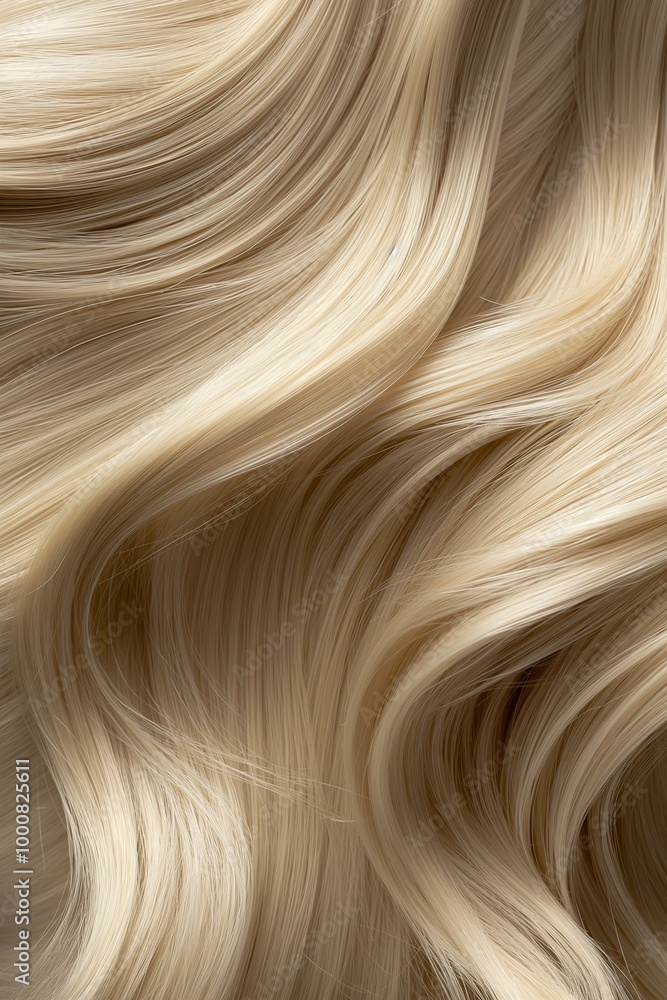 Sample of a woman's hair color and texture Sample of a woman's hair color and texture