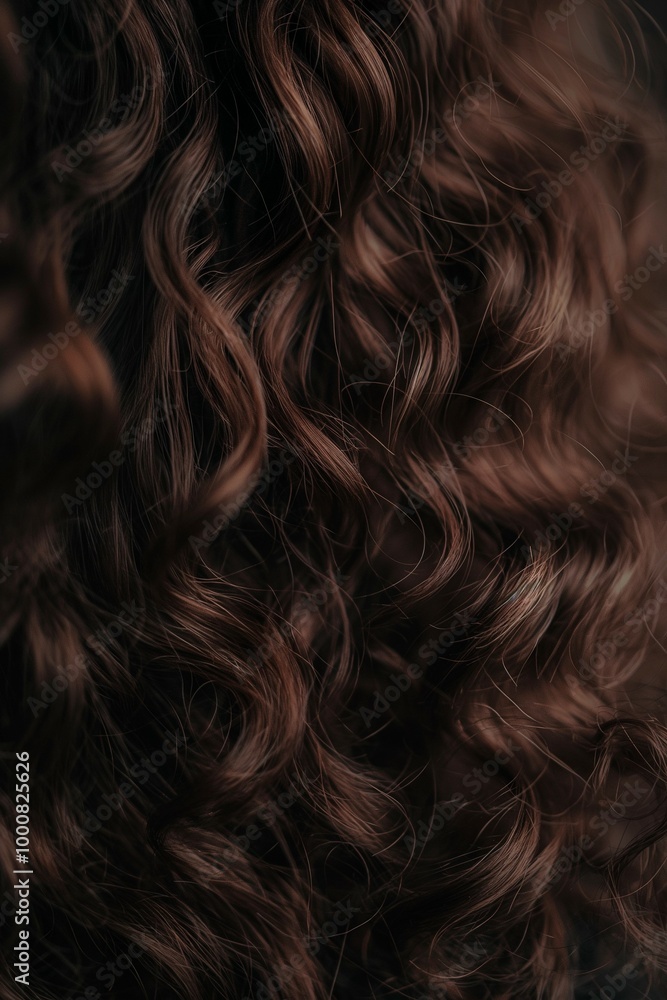 Sample of a woman's hair color and texture Sample of a woman's hair color and texture
