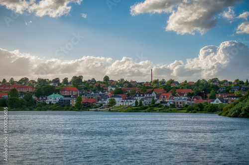 Kolding is a Danish seaport located on the fjord of the same name in Southern Denmark. It is the main city of the municipality of Kolding. photo