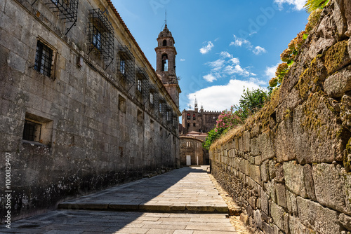 Monastery of Concepcion in the monumental city of Tui, Pontevedra, Galicia.