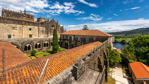 Architectural ensemble of the cathedral and the bishopric of the monumental city of Tui, Pontevedra.