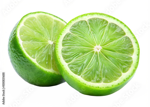 lime isolated on transparent background