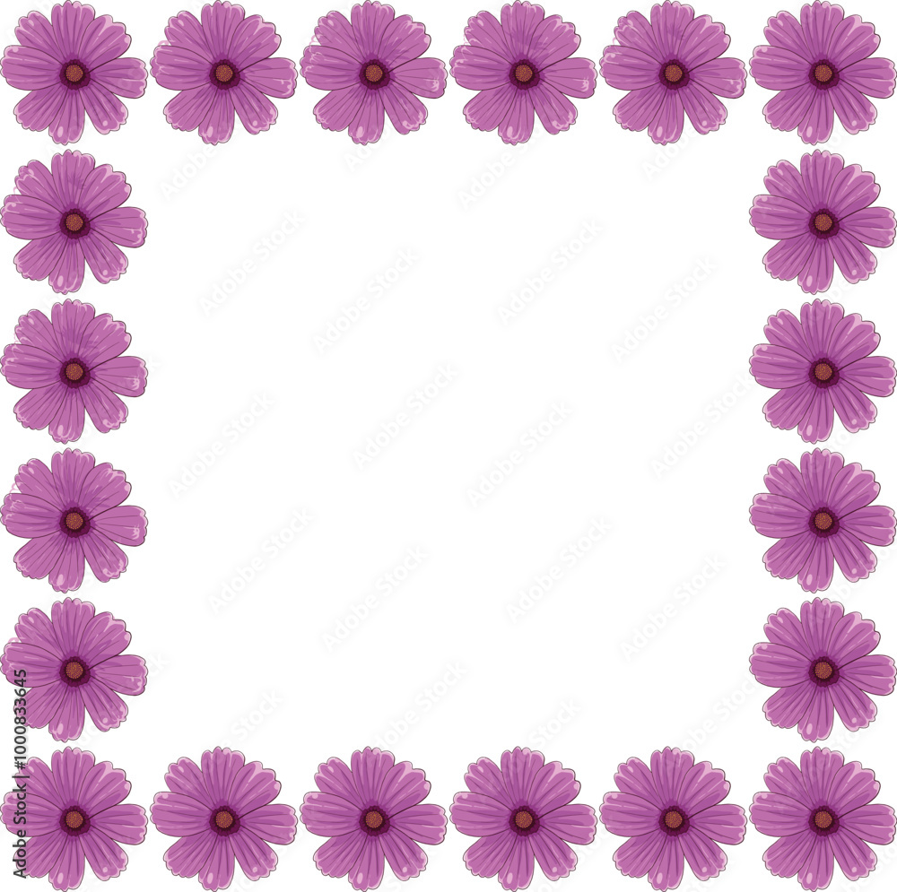 Flower border Frame Background, Flower Floral Frame simple idea Flower border Frame Background, Flower Floral Frame simple idea