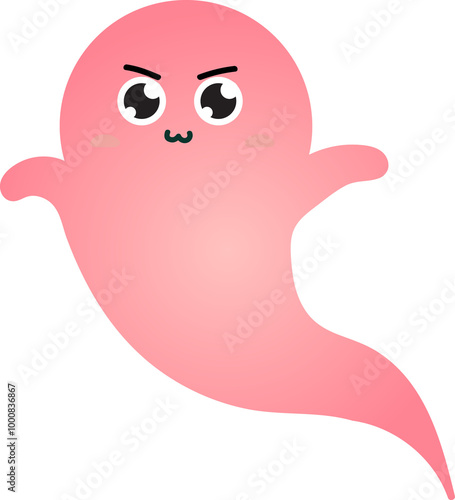 cute ghost cartoon , halloween