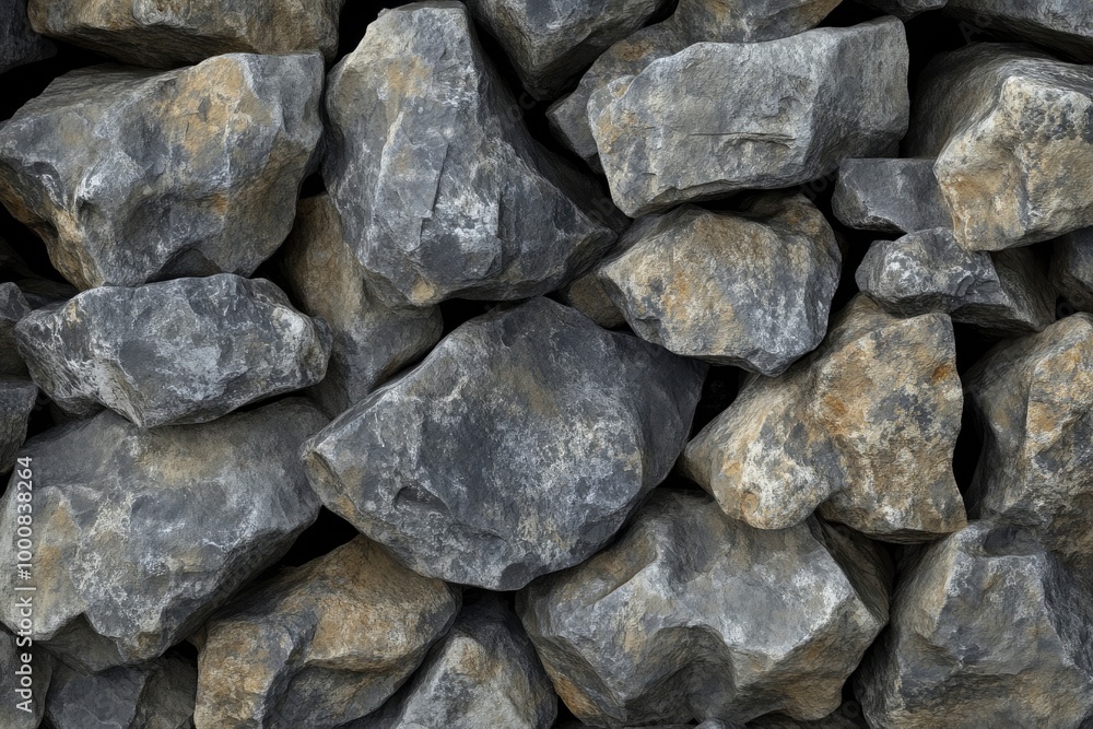 stone texture background rock grey - generative ai stone texture background rock grey - generative ai