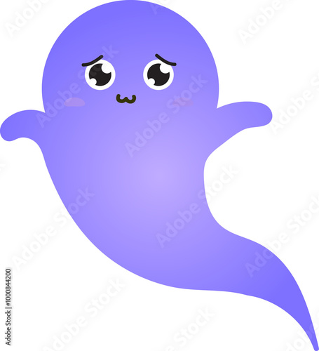 cute ghost cartoon , halloween