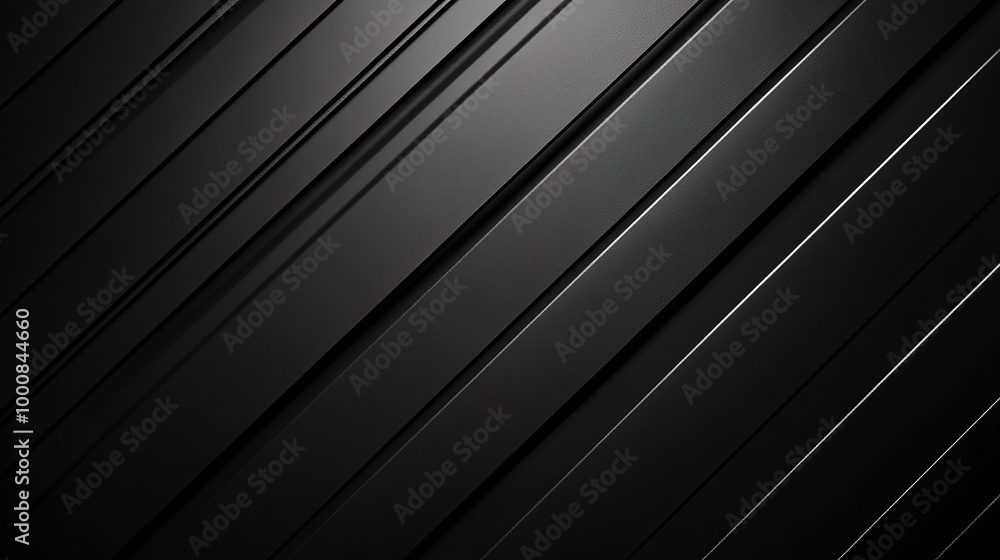 Sleek Black Linear Texture with Depth and Shadows Sleek Black Linear Texture with Depth and Shadows