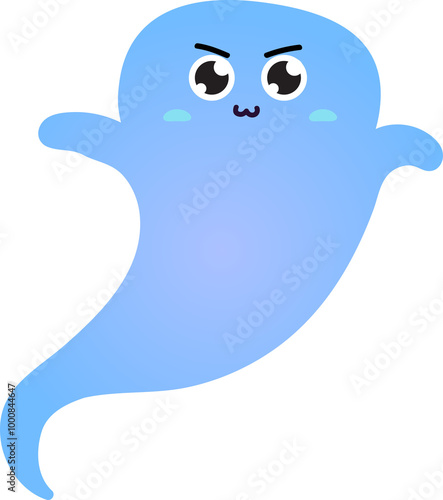 cute ghost cartoon , halloween