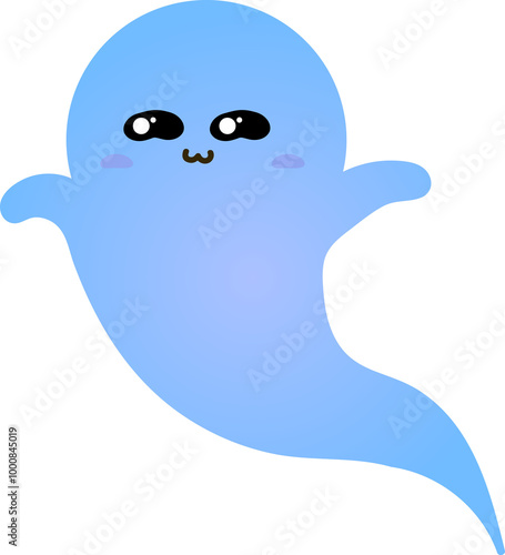 cute ghost cartoon , halloween