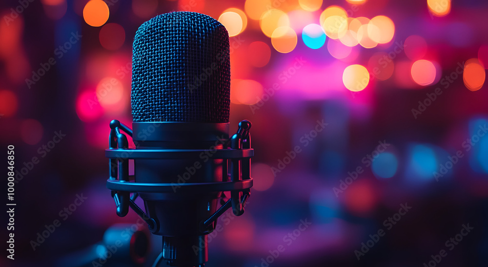 Photo of a Microphone on a Blue Background Representing Podcasting
Photo of a Microphone on a Blue Background Representing Podcasting
