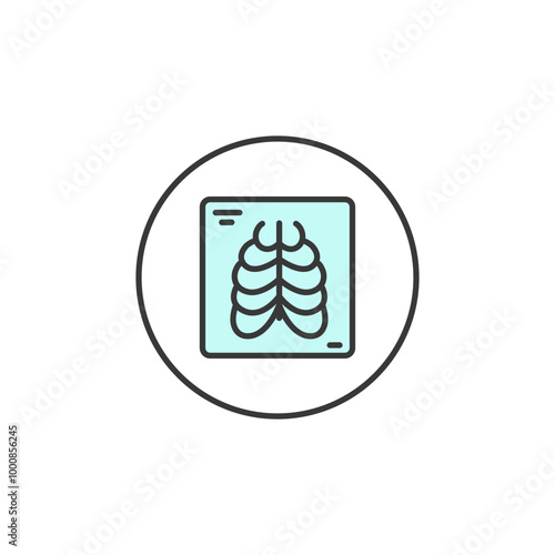 Medical imaging technique, Rontgen, x-ray used to view the internal structure of the body, particularly bones and chest organs. It is essential for diagnosing fractures and infections