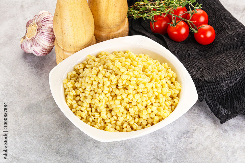 Organic wheat pasta - boiled ptitim