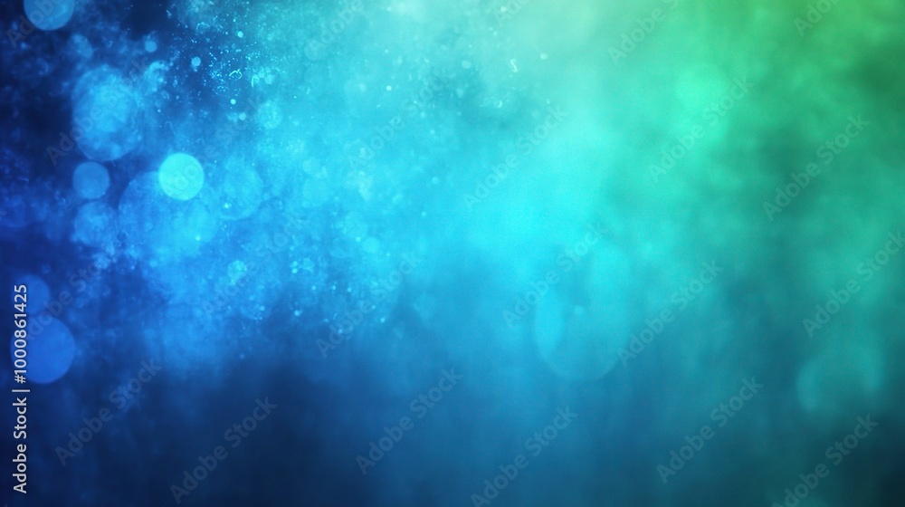 Abstract Blue and Green Bokeh Background Abstract Blue and Green Bokeh Background