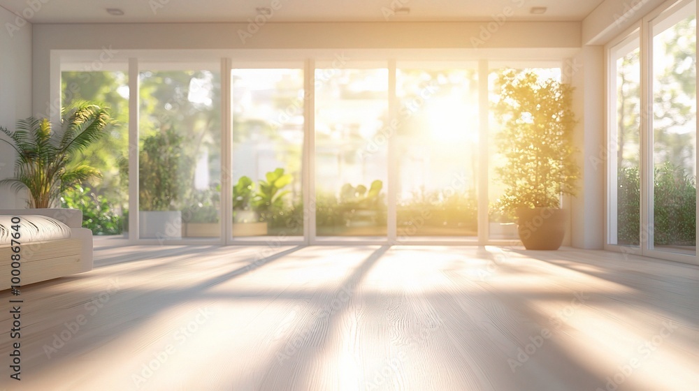 Bright and Airy Living Space with Garden View Bright and Airy Living Space with Garden View