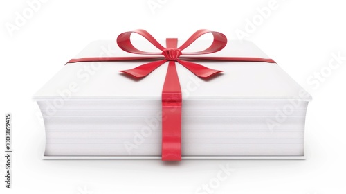 Wallpaper Mural A Stack of Books Wrapped in a Red Ribbon Torontodigital.ca