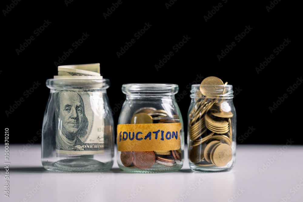 Save money for college, study finance, manage your bank accounts wisely and view education valuable investment requiring careful financial planning and saving. save, money, study, finance, education Save money for college, study finance, manage your bank accounts wisely and view education valuable investment requiring careful financial planning and saving. save, money, study, finance, education