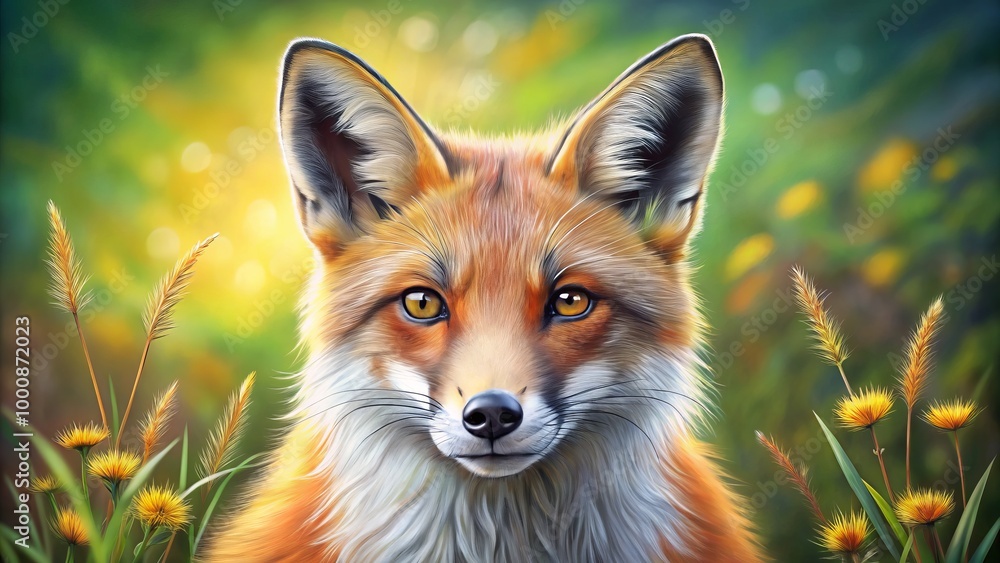 Fototapeta premium Follow this easy guide to draw an adorable fox! Step by step, discover techniques perfect for beginners and