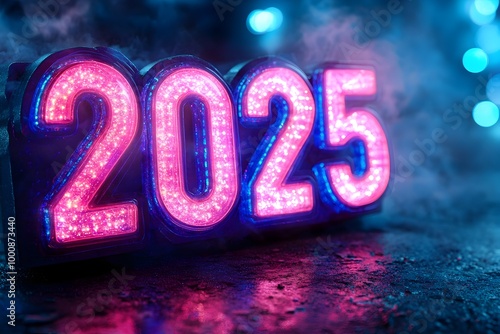 Dazzling Glitter and Sparkle Backdrop for Celebratory New Year 2025 Festivities