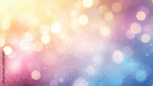 Soft Colorful Bokeh Background for Creative Projects