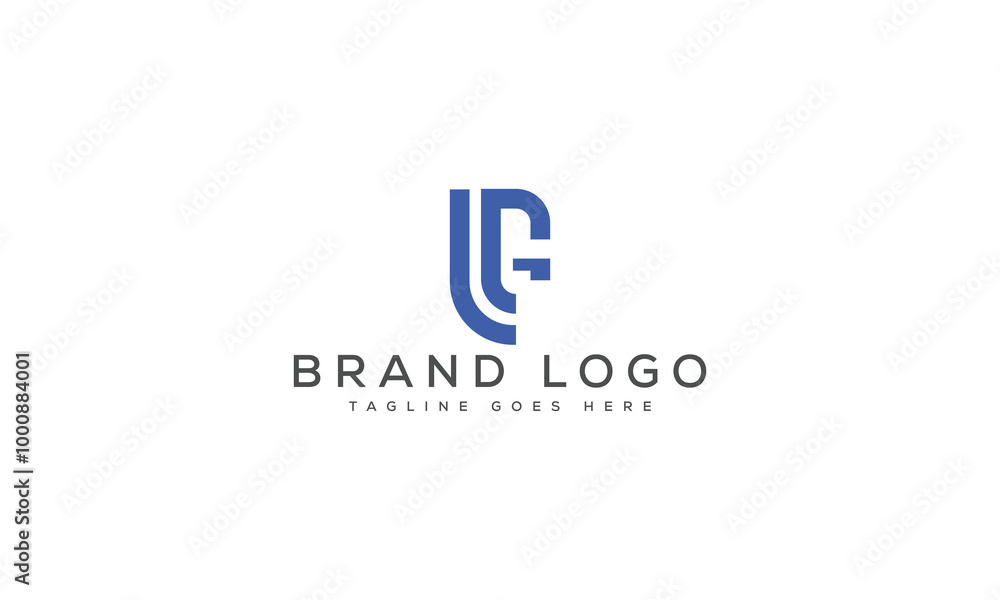 letter LG logo design vector template design for brand. letter LG logo design vector template design for brand.