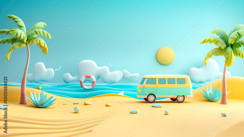 Obraz premium beach scene