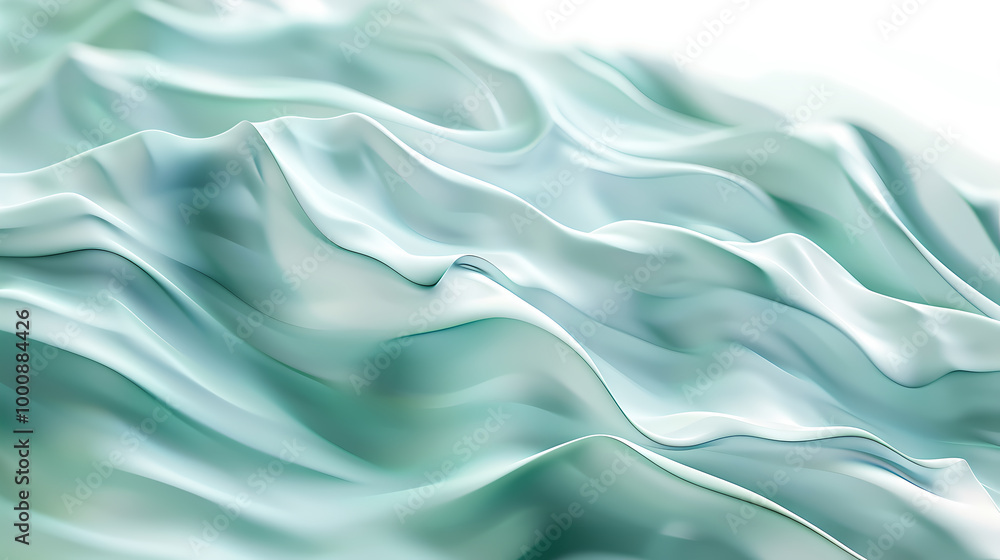 Obraz premium blue silk background
