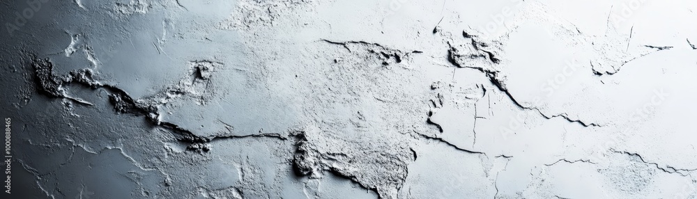 Cracked White Wall, CloseUp Examination of Texture and Decay Cracked White Wall, CloseUp Examination of Texture and Decay